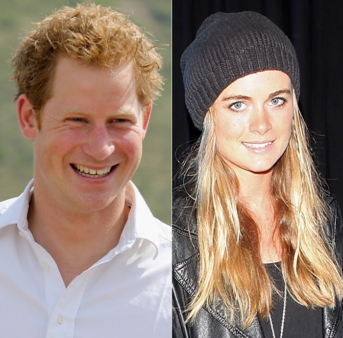 Prince Harry and girlfriend Cressida Bonas spotted at Book of Mormon